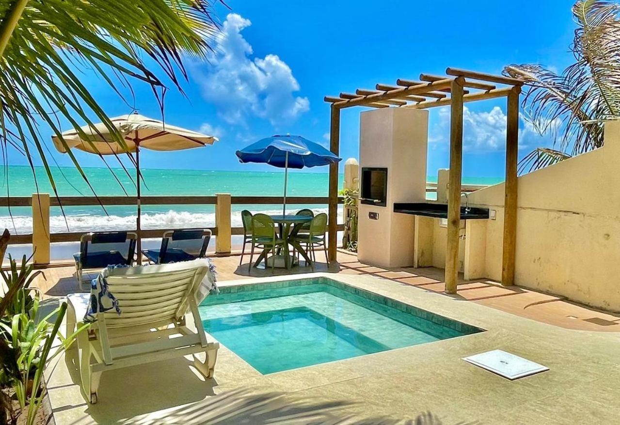 Casa Duplex Beira Mar Com Caseiro De Cortesia Em Maceio Esterno foto