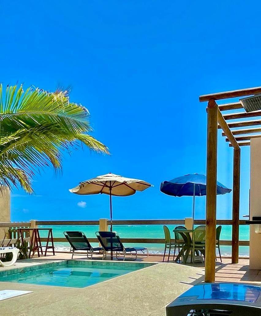 Casa Duplex Beira Mar Com Caseiro De Cortesia Em Maceio Esterno foto