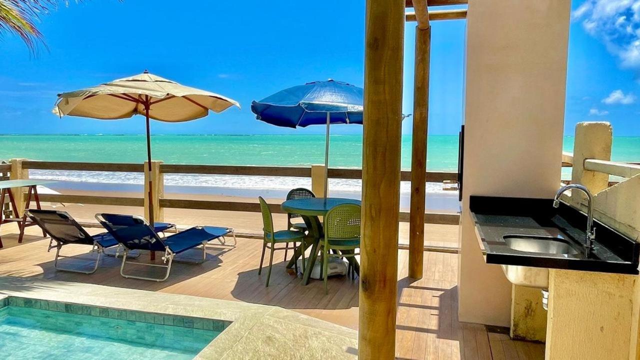 Casa Duplex Beira Mar Com Caseiro De Cortesia Em Maceio Esterno foto